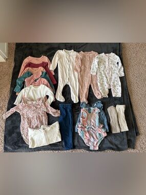 Baby baby girls clothes bundle pajamas Ralph Lauren